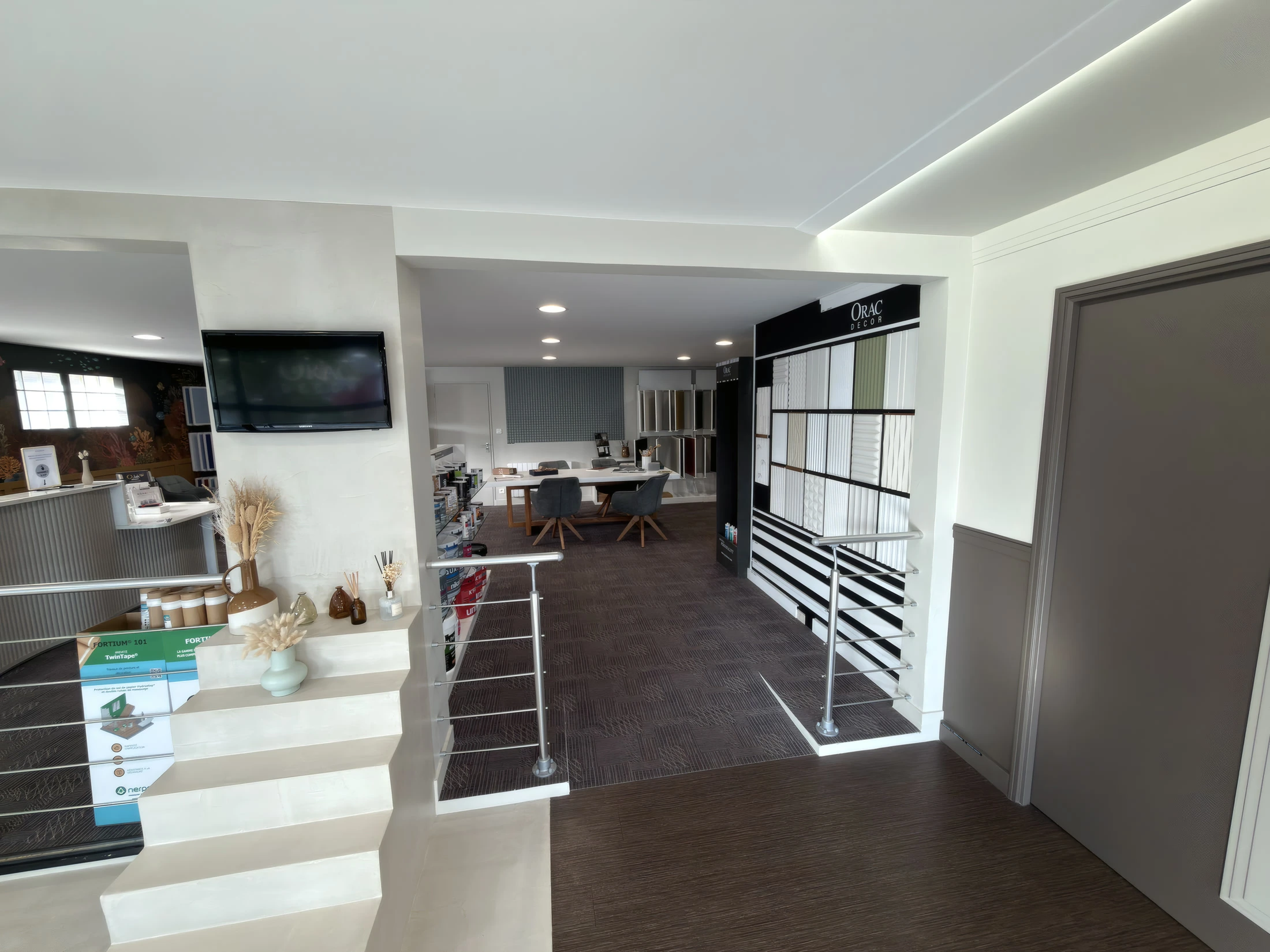 Intérieur en finition mate