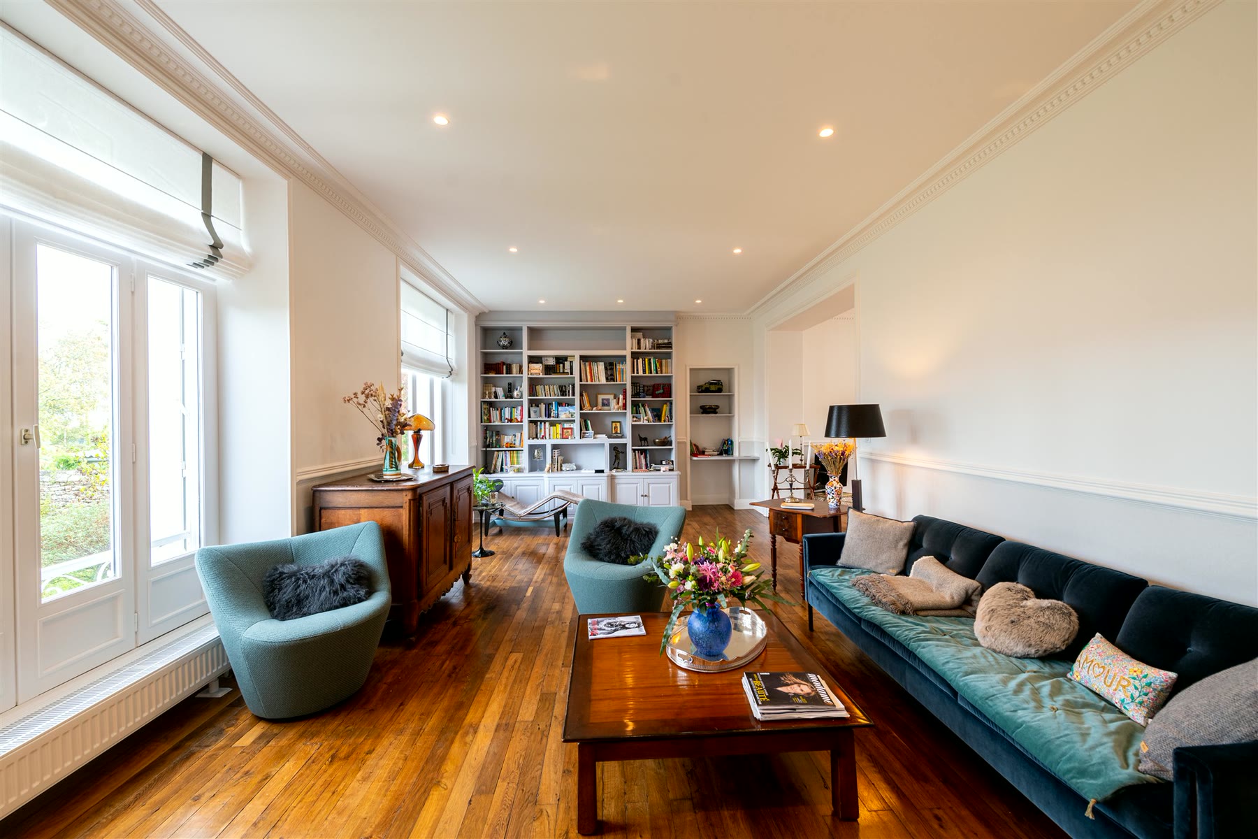 Séjour — décoration intérieure à Vannes