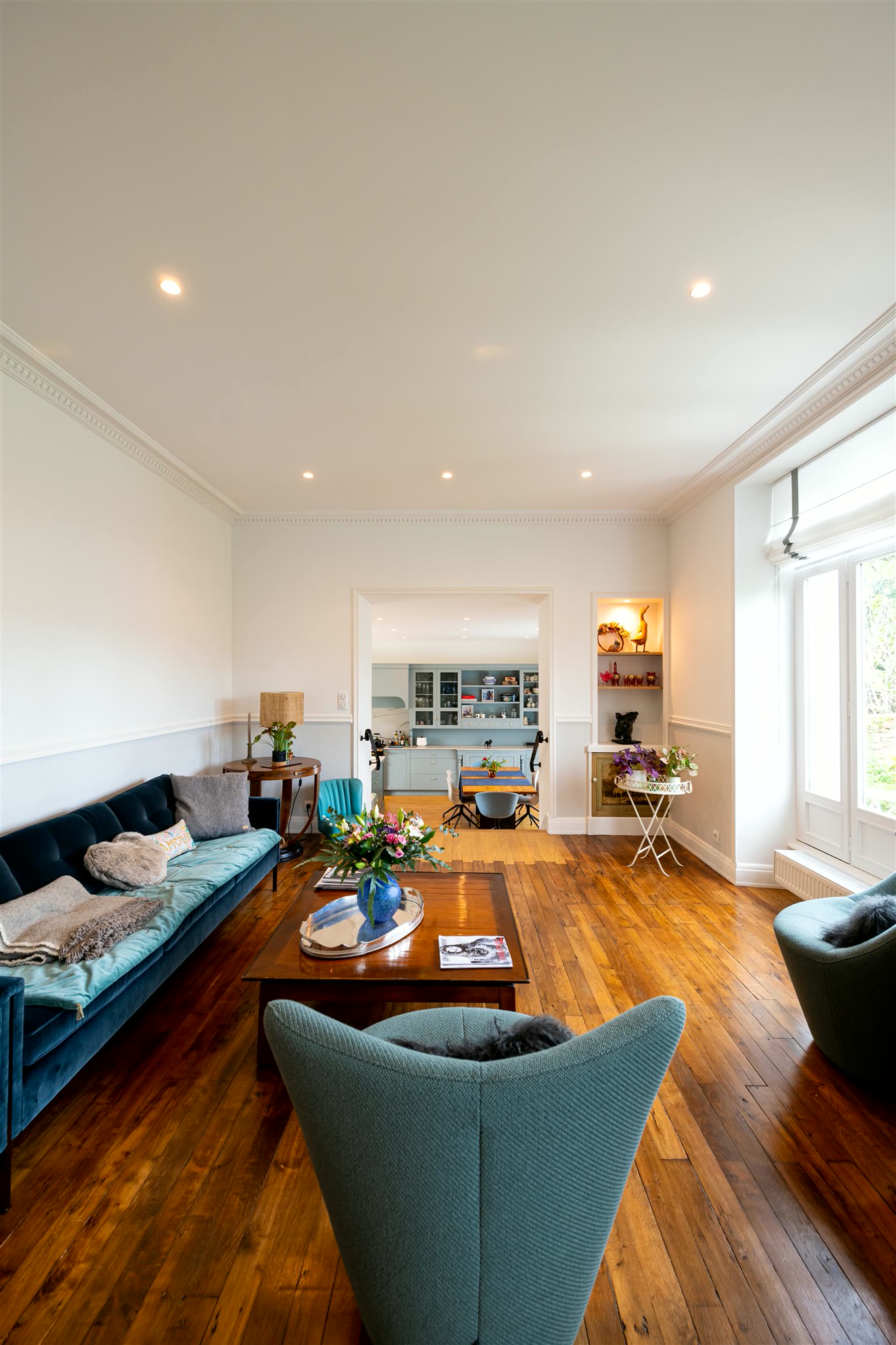 Salon & cheminée — décoration intérieure à Vannes